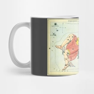 Constellations of Perseus and Caput Medusae from Urania's Mirror Mug